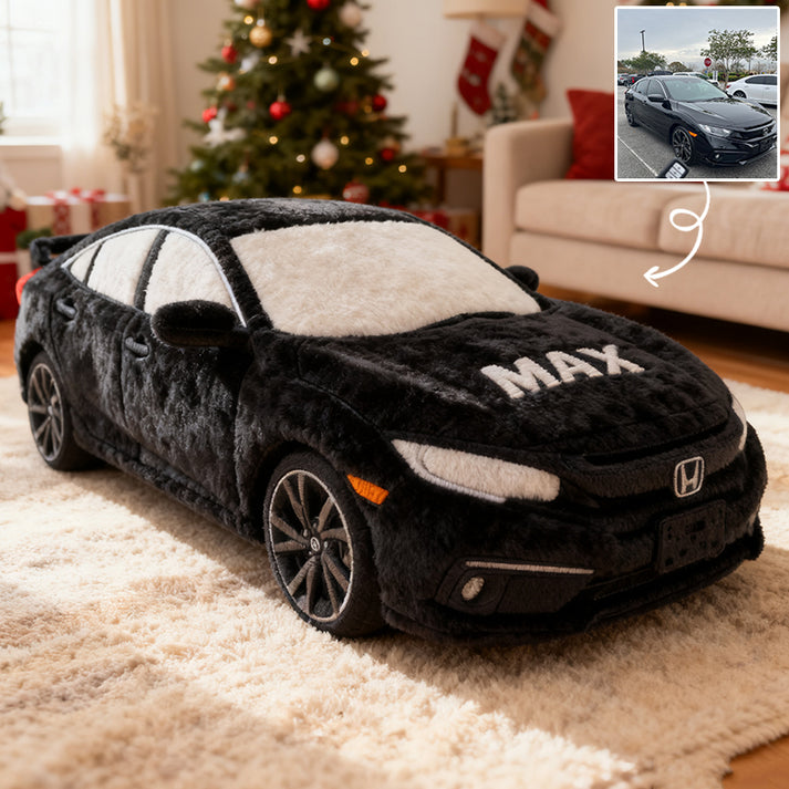 Custom 3D Vehicle Plush Pillow – Personalized Car Pillow for Christmas