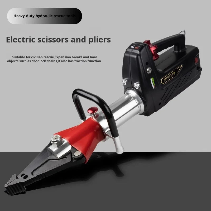 Innovative 220V Rechargeable Electric Hydraulic Cutting Expanding Pliers EXPLOIT Steel Rebar Tool Spreader