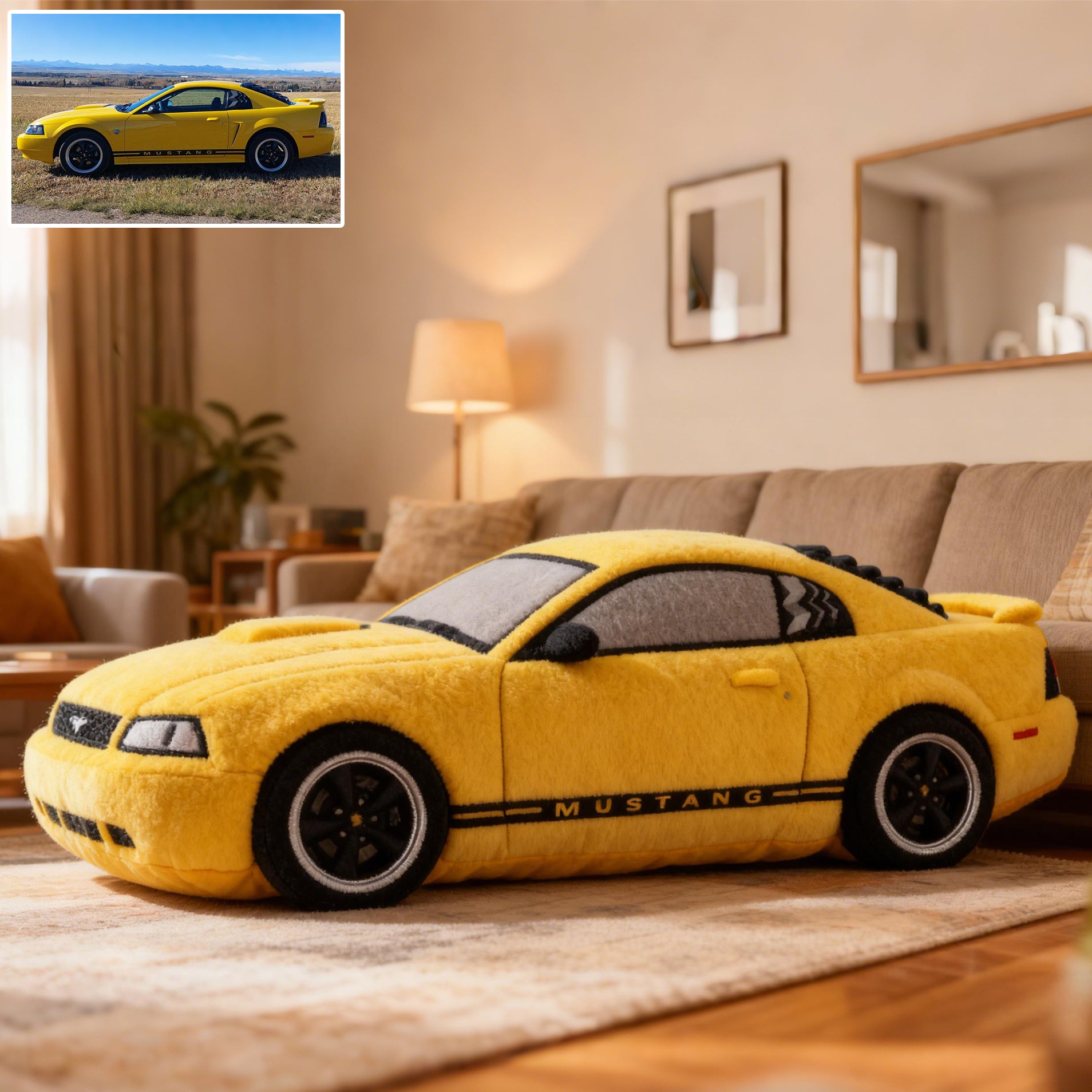 Personalized Car Photo Pillow - For Car Lover